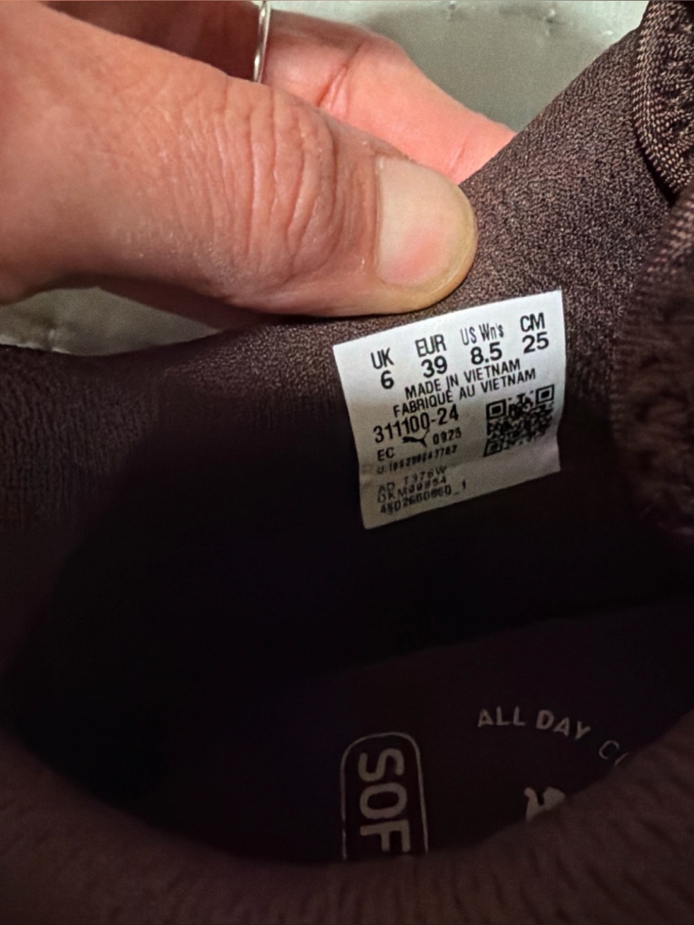 Puma Brown Slip-On Comfort Sneaker